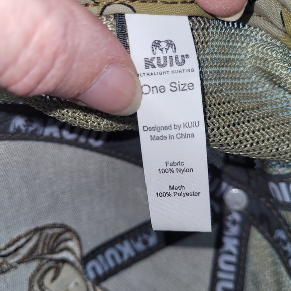 Kuiu Ultralight Hunting Camo Trucker Hat Ram Skull Logo One Size Snapback - Picture 3 of 6